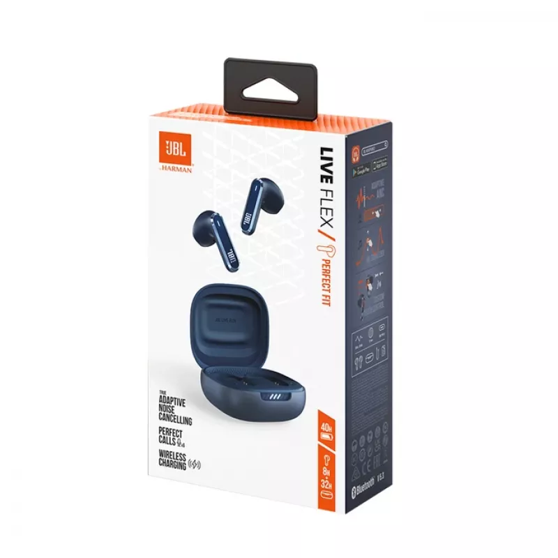 JBL LIVE FLEX Headset Wireless In-ear Calls/Music Bluetooth Blue