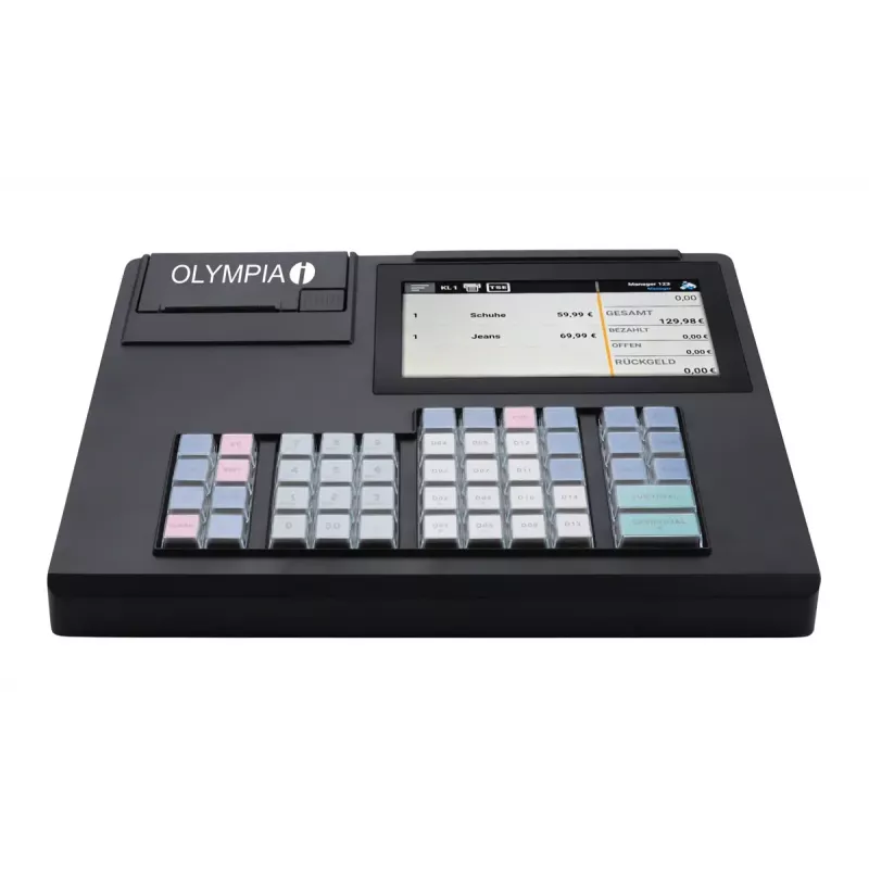 Cash register Olympia K200 — direct thermal printer, 10000 PLUs, 7 inch LED display
