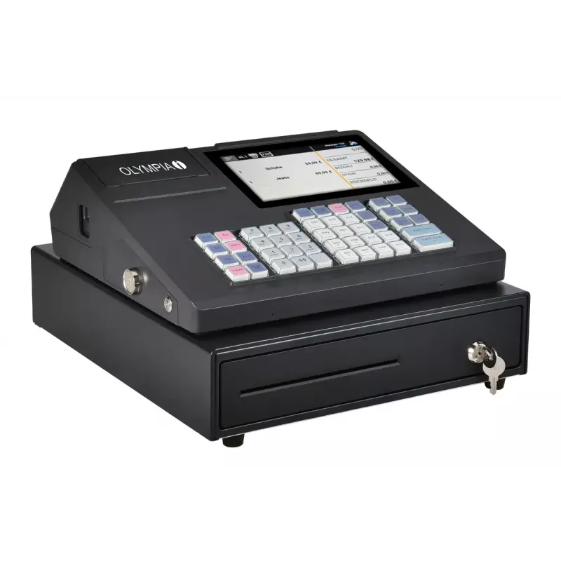 Cash register Olympia K200 — direct thermal printer, 10000 PLUs, 7 inch LED display