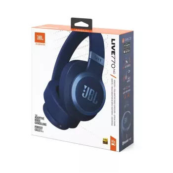 JBL Live 770NC Headset Wireless Head-band Calls/Music Bluetooth Blue