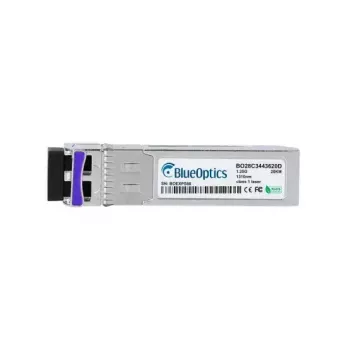 Fiber optic SFP transceiver BlueOptics 02310TEE-BO, cSFP interface, 1250 Mbit/s, silver