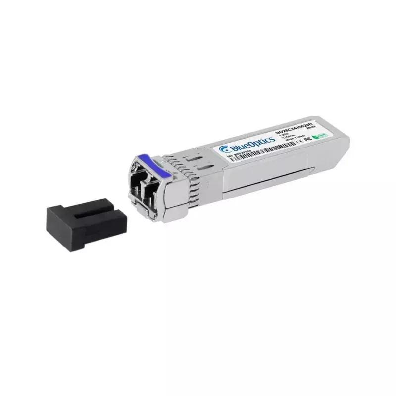 SFP fiber optic transceiver BlueOptics LRM1301-BC+1-BO, cSFP, 1250 Mbit/s, silver