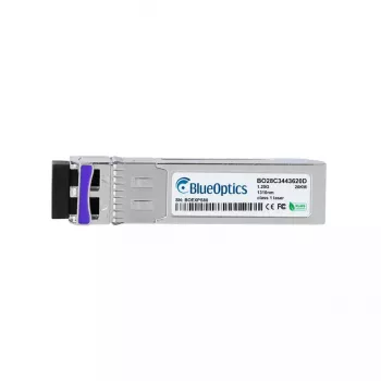 SFP fiber optic transceiver BlueOptics LRM1301-BC+1-BO, cSFP, 1250 Mbit/s, silver