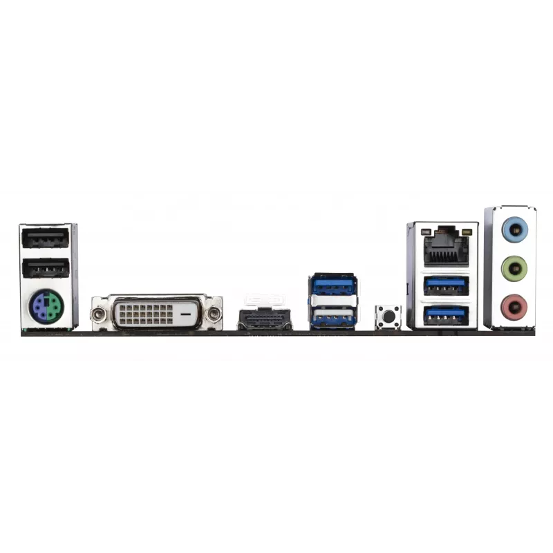 GIGABYTE A520M H Motherboard - Supports AMD Ryzen 5000 Series AM4 CPUs, 4+3 Phases Pure Digital VRM, up to 5100MHz DDR4 (OC), PCIe 3.0 x4 M.2, GbE LAN, USB 3.2 Gen 1