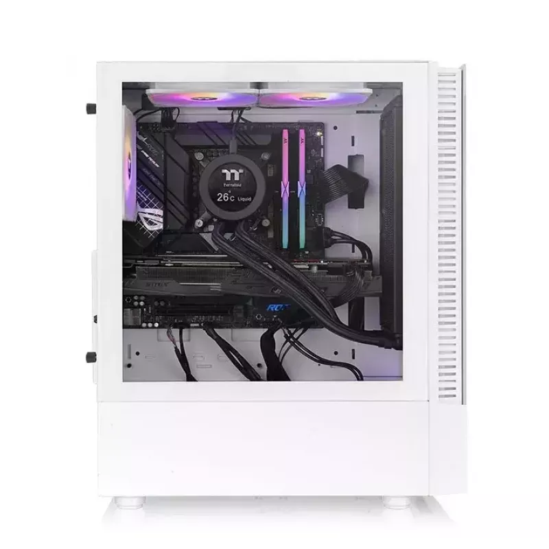 PC Case Thermaltake View 200 TG Snow ARGB Midi Tower White