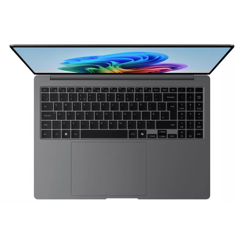Samsung Galaxy Book5 Pro Intel Core Ultra 7 258V Laptop 40.6 cm (16 inch) Touchscreen WQXGA+ 32 GB LPDDR5x-SDRAM 1 TB SSD Wi-Fi 7 (802.11be) Windows 11 Pro German Grey