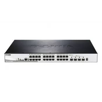D-Link 28-Port Gigabit Stackable POE Smart Managed Switch including 4 x 10G SFP+