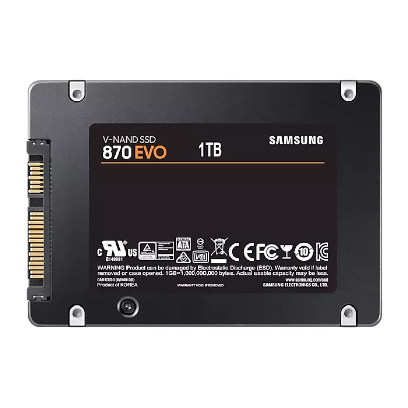 Samsung 870 EVO 1 TB 2.5 inch Serial ATA III V-NAND MLC