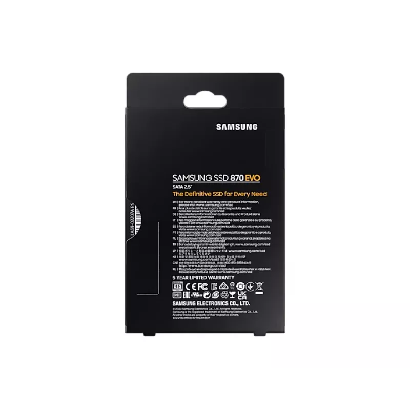 Samsung 870 EVO 1 TB 2.5 inch Serial ATA III V-NAND MLC