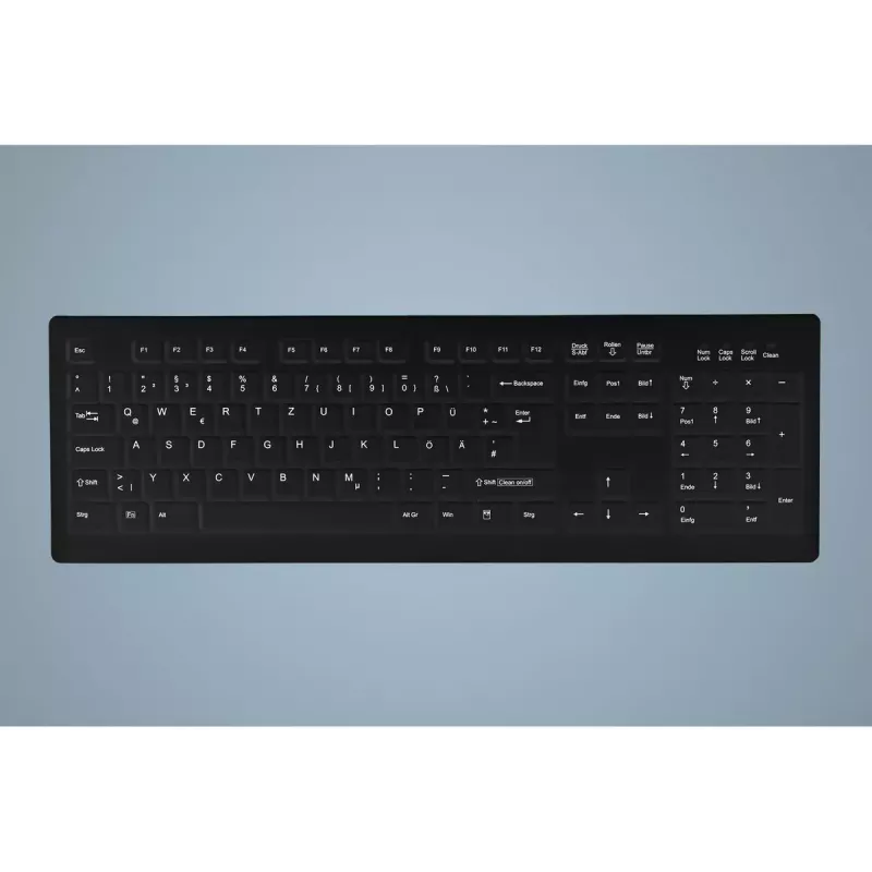 Active Key AK-C8100 Keyboard Medical USB QWERTZ German Black Full-size 105 Keys