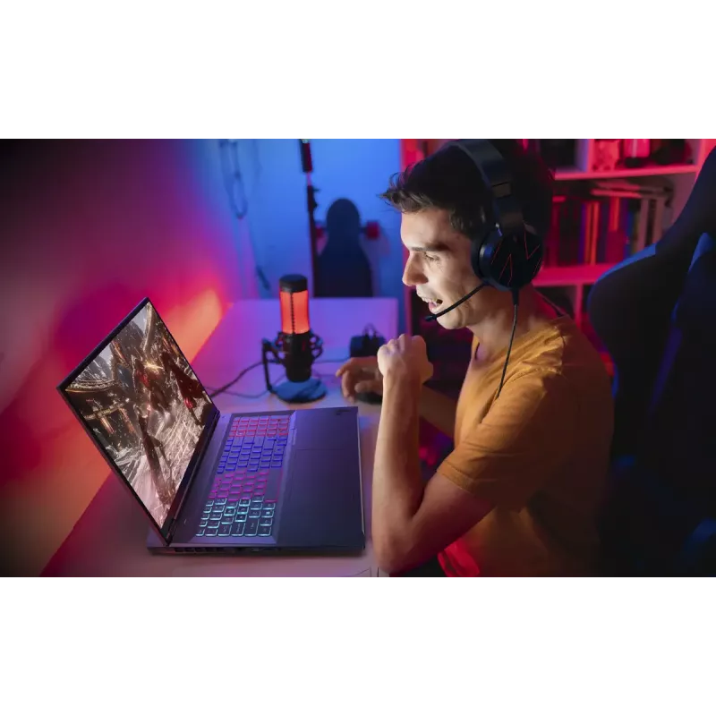 Acer Nitro 18 AI AMD AN18-61-R952 AMD Ryzen AI 9 365 Laptop 45.7 cm (18 inch) WQXGA 32 GB DDR5-SDRAM 2 TB SSD NVIDIA GeForce RTX 5070 Ti Wi-Fi 6E (802.11ax) Windows 11 Home German Black