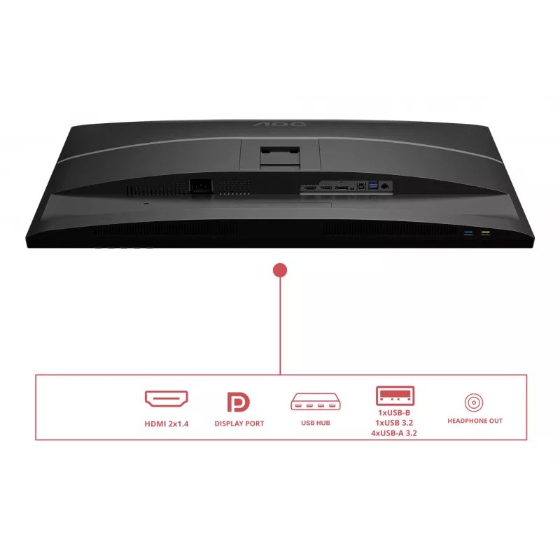 AOC E4 Q32E4U computer monitor 80 cm (31.5 inch) 2560 x 1440 pixels Quad HD LED Black