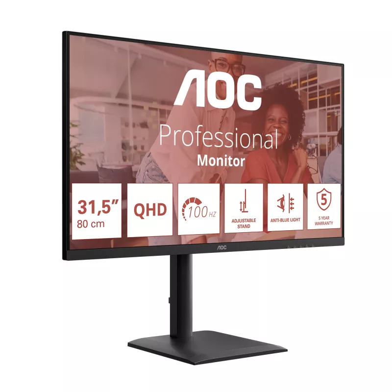 AOC E4 Q32E4U computer monitor 80 cm (31.5 inch) 2560 x 1440 pixels Quad HD LED Black