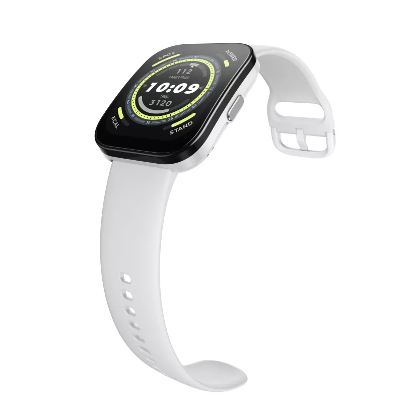 Amazfit Bip 5 4.85 cm (1.91 inch) TFT 45.9 mm Digital 320 x 380 pixels Touchscreen White GPS (satellite)