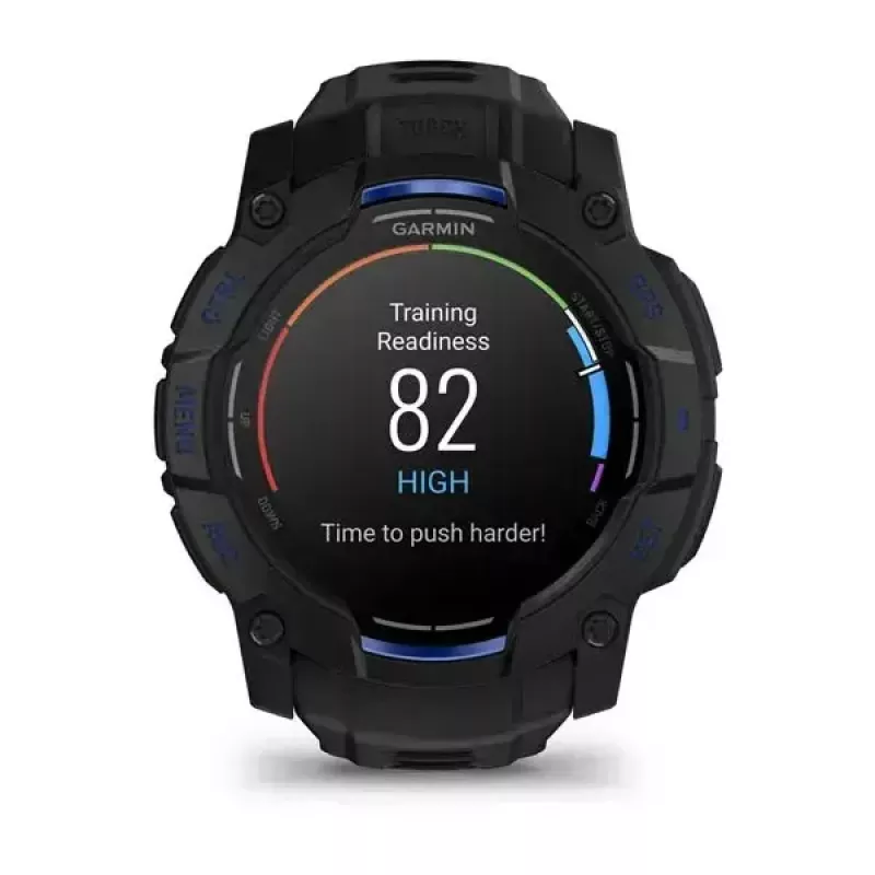 Smartwatch GARMIN Instinct 3 45 mm, 1.3 inch AMOLED, 416×416, GPS, aluminium/GFRP case, silicone band
