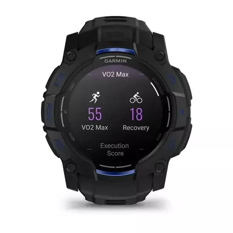 Smartwatch GARMIN Instinct 3 45 mm, 1.3 inch AMOLED, 416×416, GPS, aluminium/GFRP case, silicone band