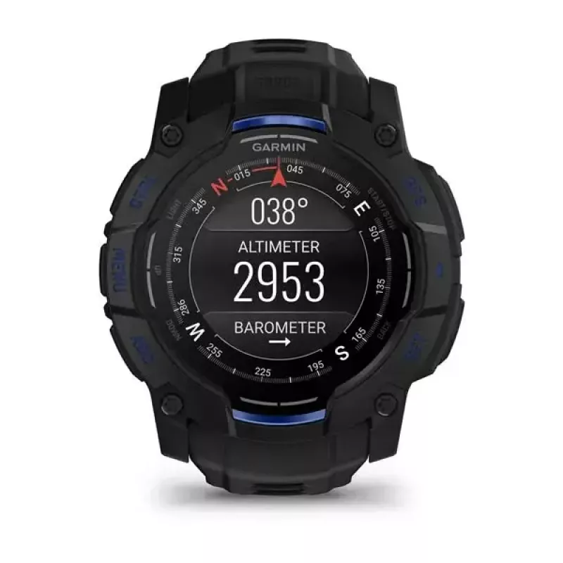 Smartwatch GARMIN Instinct 3 45 mm, 1.3 inch AMOLED, 416×416, GPS, aluminium/GFRP case, silicone band