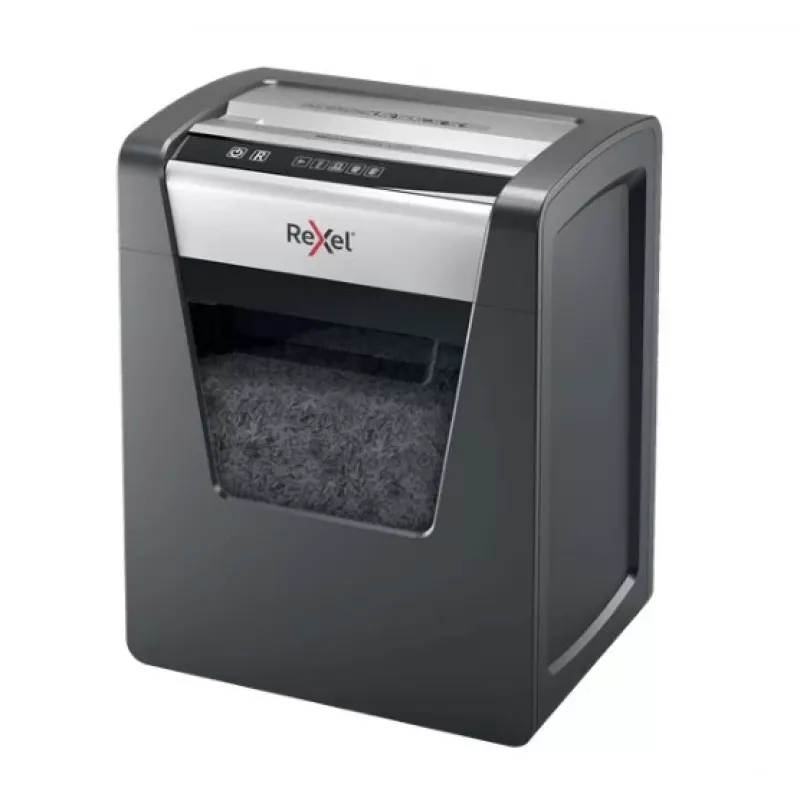 Rexel Momentum M510 Micro Cut Paper Shredder P5, Micro-cut shredding, 2 x 15 mm, 23 L, 250 sheets, 58 dB, Buttons