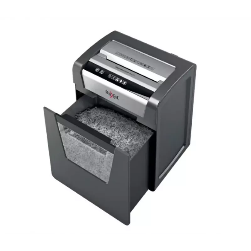 Rexel Momentum M510 Micro Cut Paper Shredder P5, Micro-cut shredding, 2 x 15 mm, 23 L, 250 sheets, 58 dB, Buttons