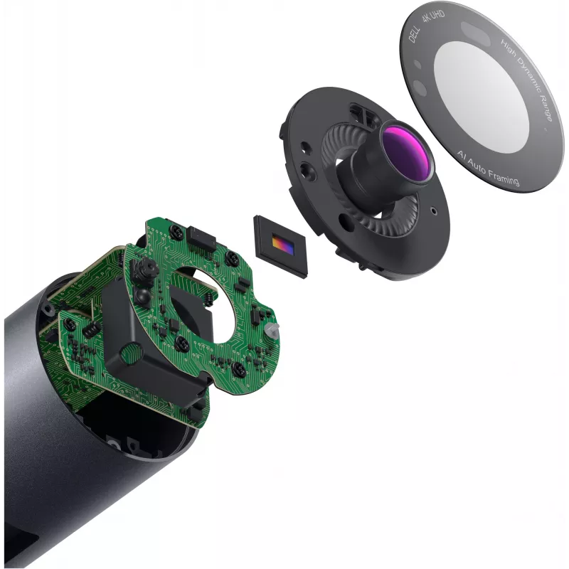 DELL WB7022 webcam 8.3 MP 3840 x 2160 pixels USB Black