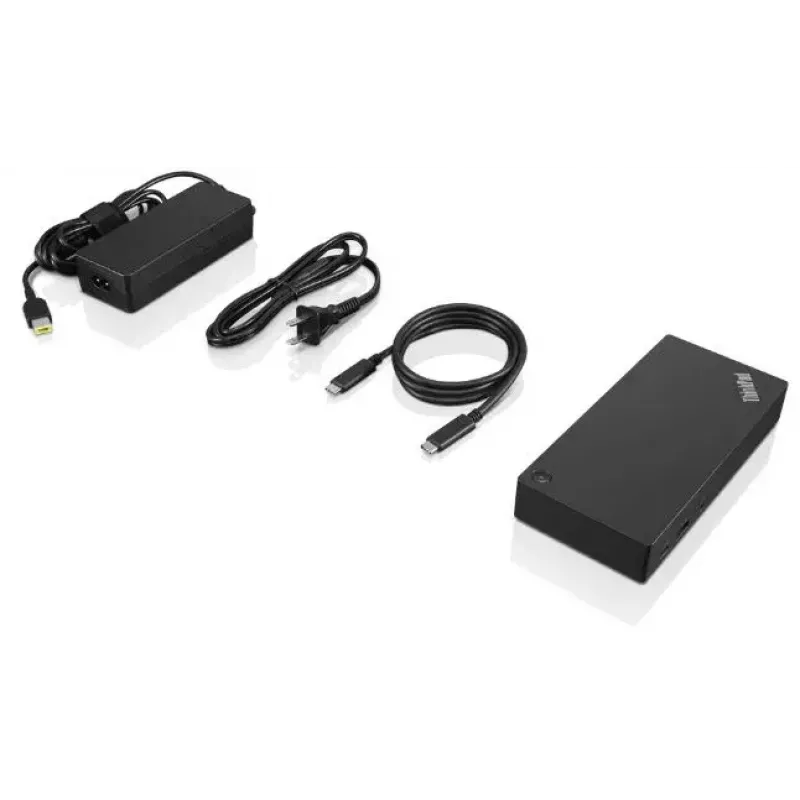 Laptop Dock Lenovo 40AS0090SA Wired USB 3.2 Gen 1 Type-C 4K Ultra HD Ethernet