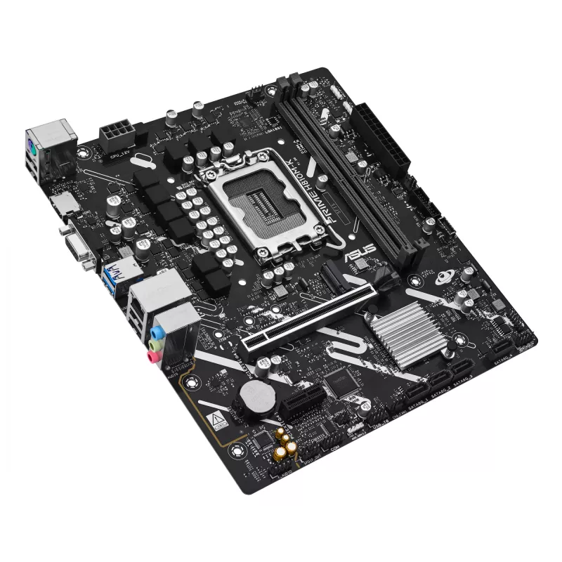 Motherboard ASUS PRIME H810M-K — Intel H810, LGA 1851 (Socket V1), micro ATX, DDR5, up to 128 GB, M.2 & SATA III, Gigabit Ethernet