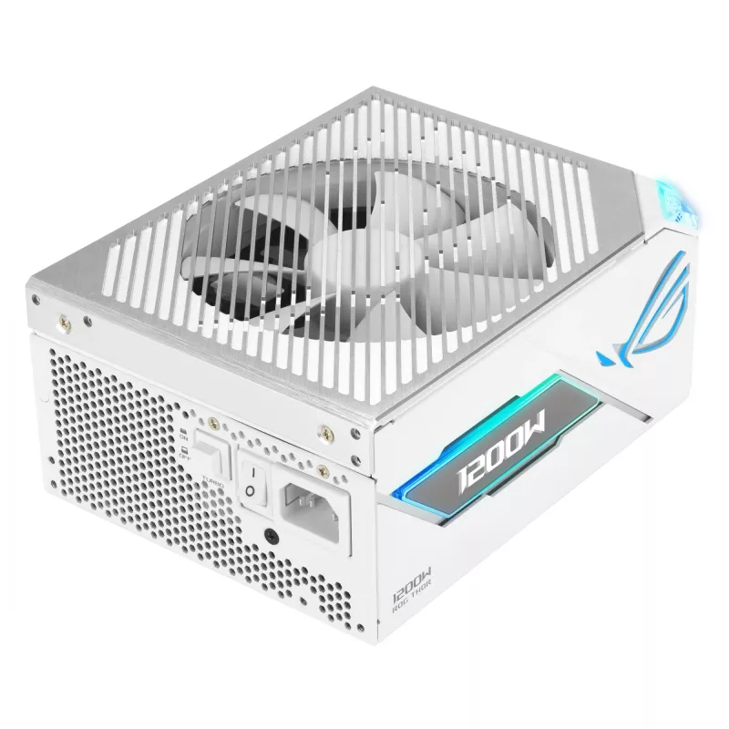 Power supply unit ASUS ROG THOR-1200P3-WHITE-GAMING 1200 W ATX 20+4 pin, 80 PLUS Platinum, white