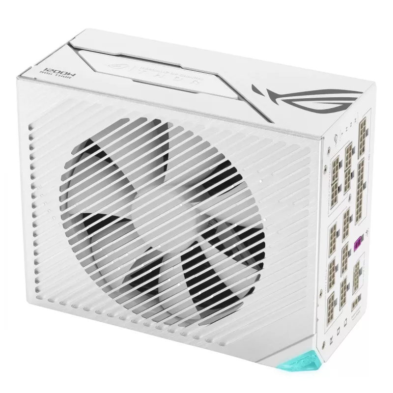 Power supply unit ASUS ROG THOR-1200P3-WHITE-GAMING 1200 W ATX 20+4 pin, 80 PLUS Platinum, white
