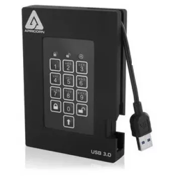 SSD drive Apricorn 256GB USB 3.2 Gen 1 Black A25-3PL256-S256F
