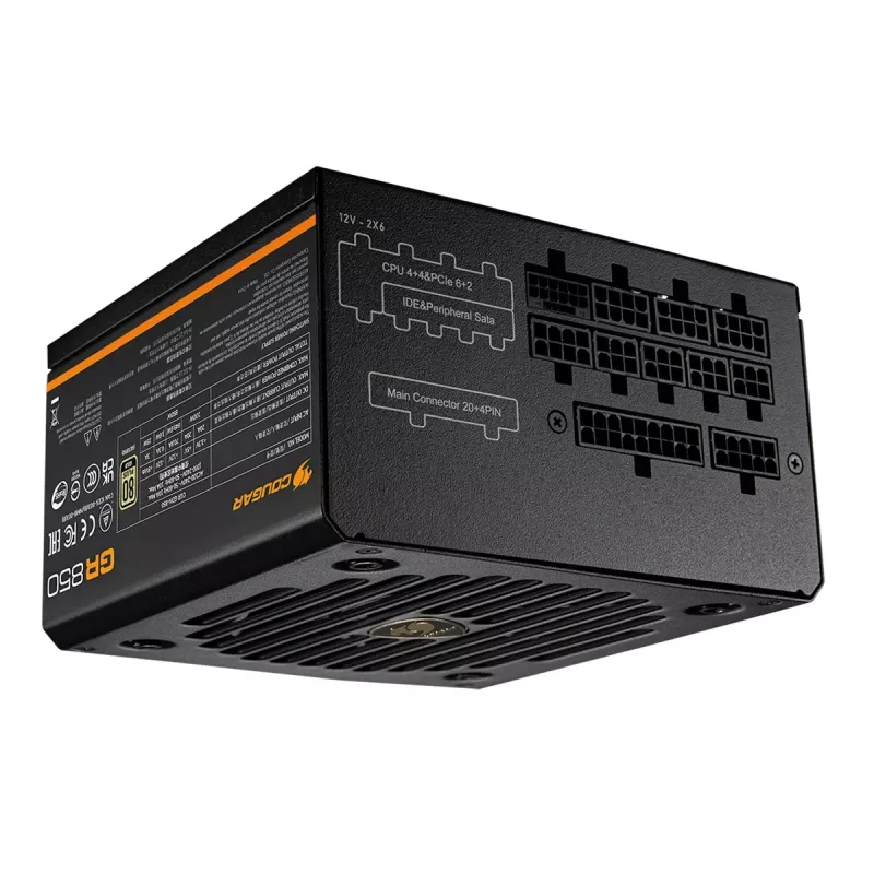 COUGAR Power Supply GR 750W ATX3.1/PCIE 5.1 / 80 Plus Gold, 750 W, 100 - 240 V, 50/60 Hz, 10 A, 100 W, 750 W