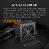Power Supply Cougar ATLAS 750W ATX3.1 80 Plus Bronze, 750 W, 24-pin ATX, 120 mm fan