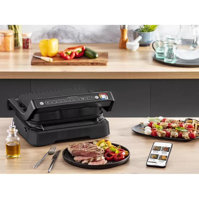 Contact Grill Tefal OptiGrill 2in1 GC7728 2100W Black