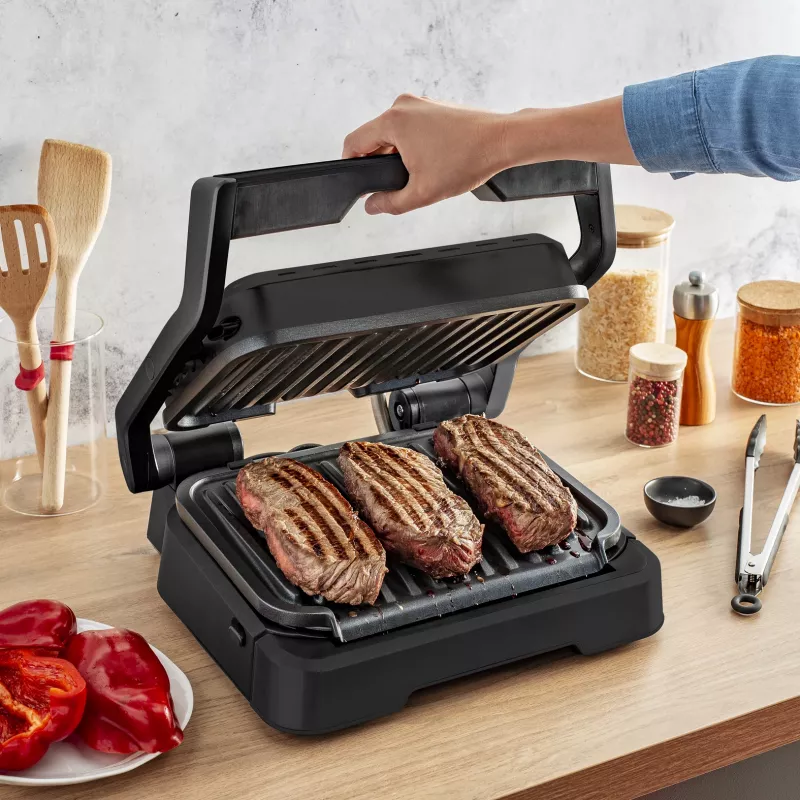 Contact Grill Tefal OptiGrill 2in1 GC7728 2100W Black