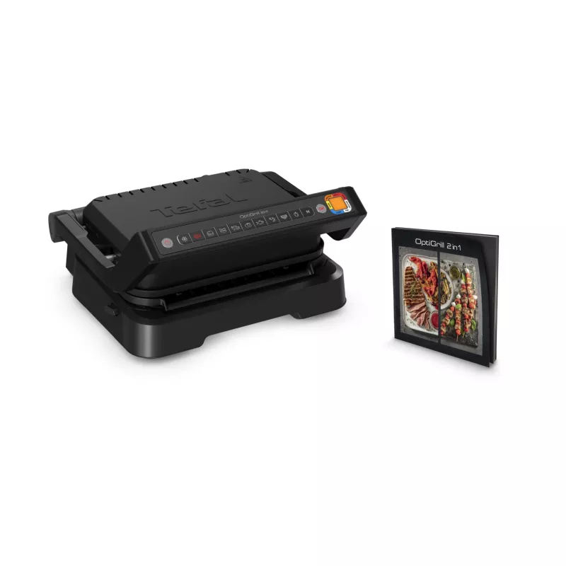 Contact Grill Tefal OptiGrill 2in1 GC7728 2100W Black