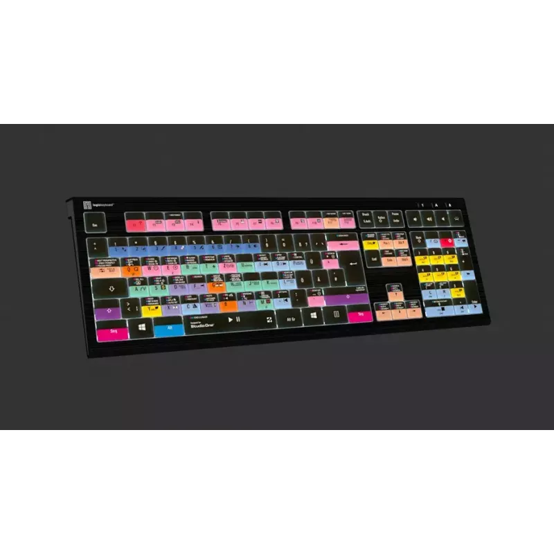 Keyboard LogicKeyboard LKB-PSO3-A2PC-DE — Full-size USB QWERTZ German, 108 keys, LED backlight, 1.8 m cable