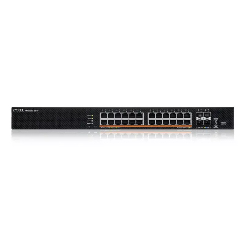 Zyxel XMG2230-28HP Managed L2/L3 2.5G Ethernet (100/1000/2500) Power over Ethernet (PoE) 1U Black