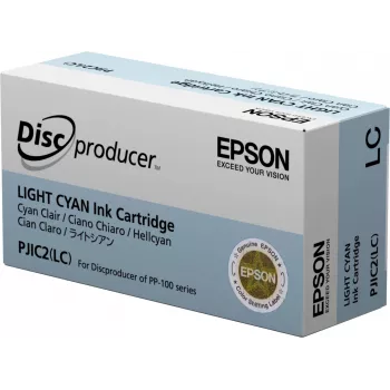Epson Discproducer Ink Cartridge, Light Cyan (MOQ=10), Light Cyan, Pigment-based ink, 1 pc(s)