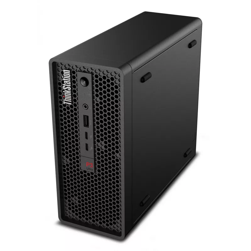 Lenovo ThinkStation P3 Ultra SFF Intel® Core™ i5 i5-14600 32 GB DDR5-SDRAM 1 TB SSD NVIDIA RTX A400 Windows 11 Pro Mini Tower Workstation Black