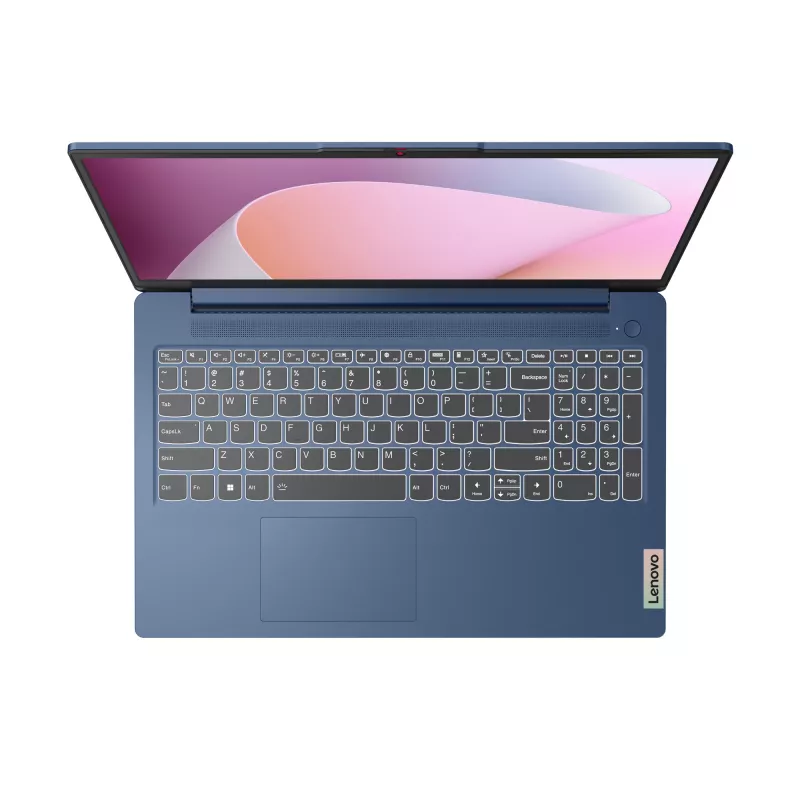 Lenovo IdeaPad Slim 3 15AMN8 AMD Ryzen™ 5 7520U Laptop 39.6 cm (15.6 inch) Full HD 16 GB LPDDR5-SDRAM 512 GB SSD Wi-Fi 6 (802.11ax) Windows 11 Home German Blue