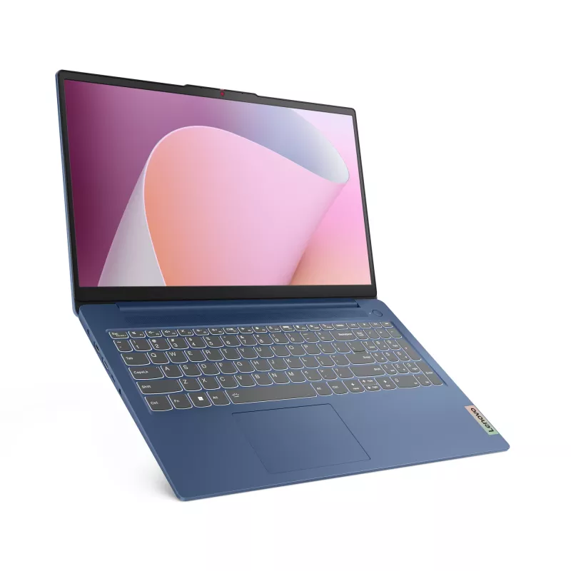 Lenovo IdeaPad Slim 3 15AMN8 AMD Ryzen™ 5 7520U Laptop 39.6 cm (15.6 inch) Full HD 16 GB LPDDR5-SDRAM 512 GB SSD Wi-Fi 6 (802.11ax) Windows 11 Home German Blue