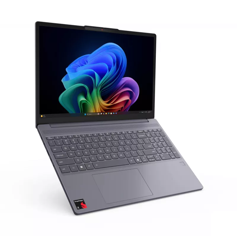 Lenovo IdeaPad Slim 3 15Q8X10 Copilot+ PC Snapdragon X1-26-100 Laptop 38.9 cm (15.3 inch) WUXGA 16 GB LPDDR5x-SDRAM 1 TB SSD Wi-Fi 7 (802.11be) Windows 11 Home German Grey