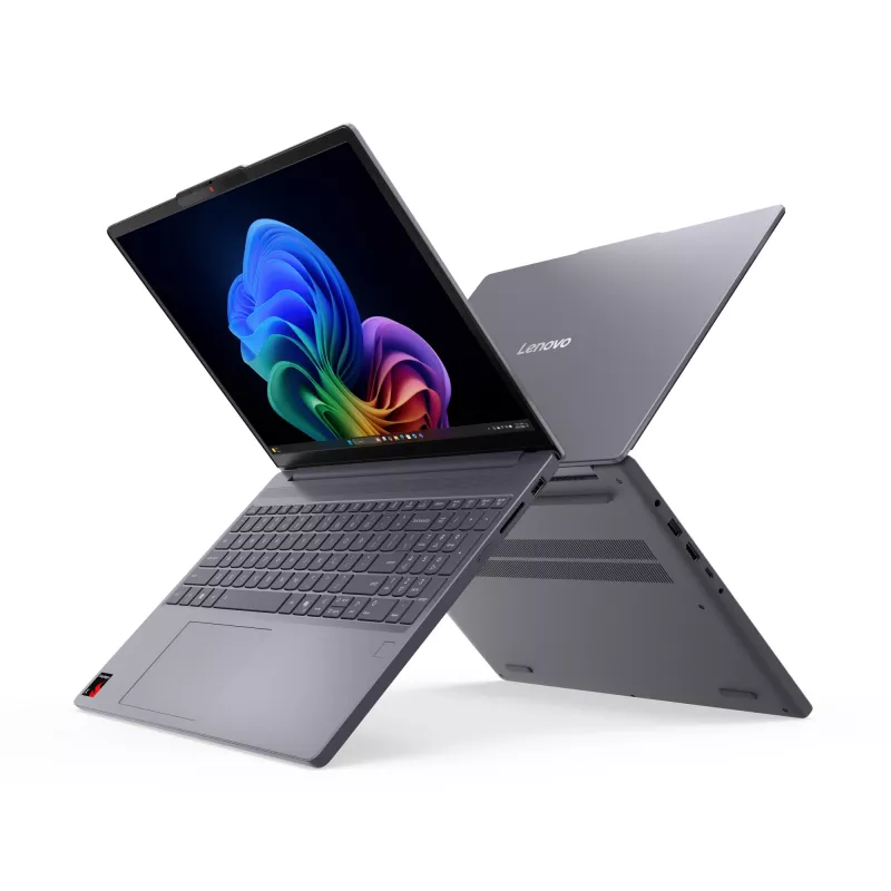 Lenovo IdeaPad Slim 3 15Q8X10 Copilot+ PC Snapdragon X1-26-100 Laptop 38.9 cm (15.3 inch) WUXGA 16 GB LPDDR5x-SDRAM 1 TB SSD Wi-Fi 7 (802.11be) Windows 11 Home German Grey