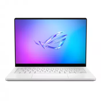 Laptop ASUS ROG Zephyrus G14 GA403WR — AMD Ryzen AI 9 HX 370, 14 inch WQXGA+ 2880×1800, 32GB LPDDR5x, 2TB SSD, RTX 5070 Ti, Windows 11 Home, White