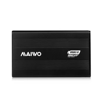 CoreParts K2501A-U3S storage drive enclosure Black 2.5 inch USB powered