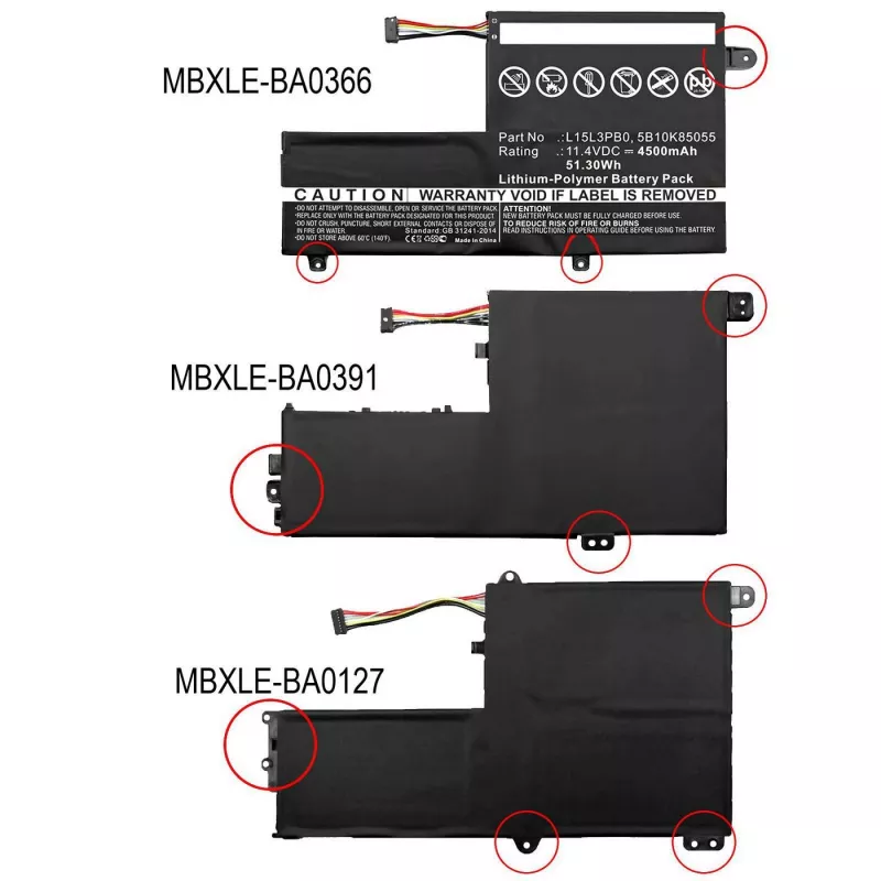 CoreParts MBXLE-BA0127 laptop spare part Battery
