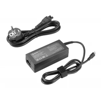 CoreParts MBXUSBC-AC0009 power adapter/inverter Indoor 65 W Black