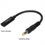 CoreParts MBXUSBC-CO0005 cable gender changer USB C 5.5*2.5mm Black