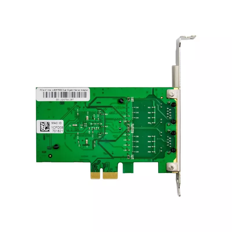 Network Card MicroConnect MC-PCIEX1-82575 PCIe x1 Intel 82575 Ethernet Adapter