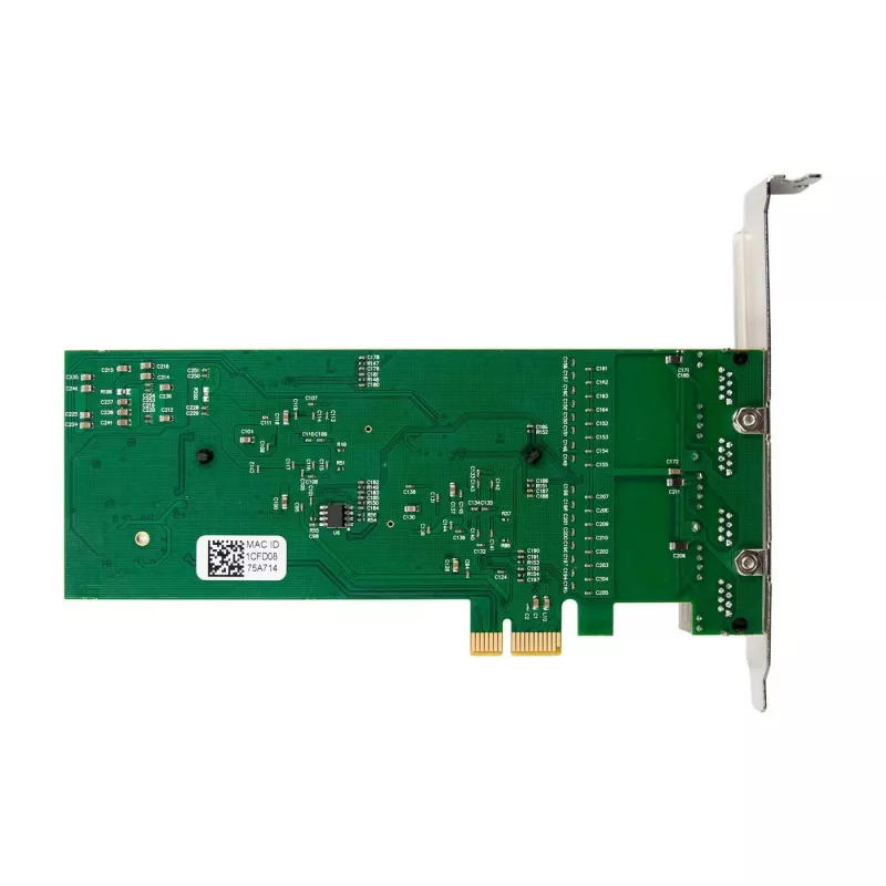 PCIe x1 Network Card MicroConnect MC-PCIEX1-82575-Q with Intel 82575 Controller