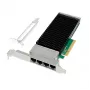 Network Card MicroConnect X710-T4 PCIe x8 10GbE 4 Ports